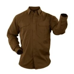 Men's 5.11 Long Sleeve Taclite Pro Shirts Brown