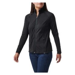 Women's 5.11 Stratos Full Zip Black~2