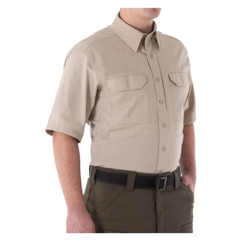 Men's First Tactical V2 Tactical Shirt Khaki 3 Men's First Tactical V2 Tactical Shirt Khaki