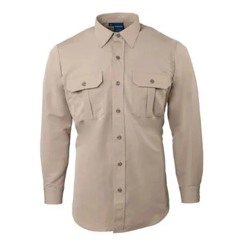Men's Propper Edgetec Tactical Long Sleeve Shirt Khaki 3 Men's Propper Edgetec Tactical Long Sleeve Shirt Khaki