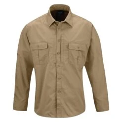 Men's Propper Long Sleeve Kinetic Shirt Khaki~1