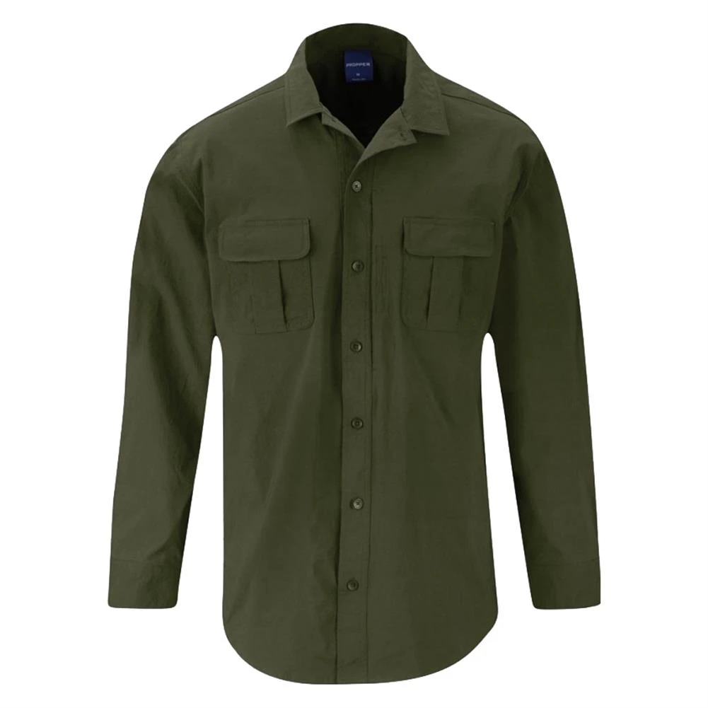 Men's Propper Summerweight Tactical Shirt Green 3 Men's Propper Summerweight Tactical Shirt Green