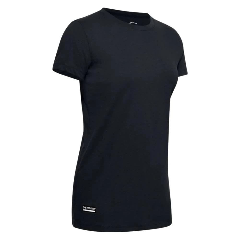 Women's Under Armour Tac Cotton T-Shirt Blue 3 Women's Under Armour Tac Cotton T-Shirt Blue