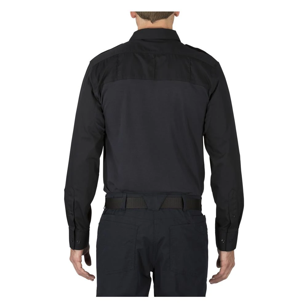 Men's 5.11 Taclite PDU Rapid Long Sleeve Shirt Navy 4 Men's 5.11 Taclite PDU Rapid Long Sleeve Shirt Navy - Image 2