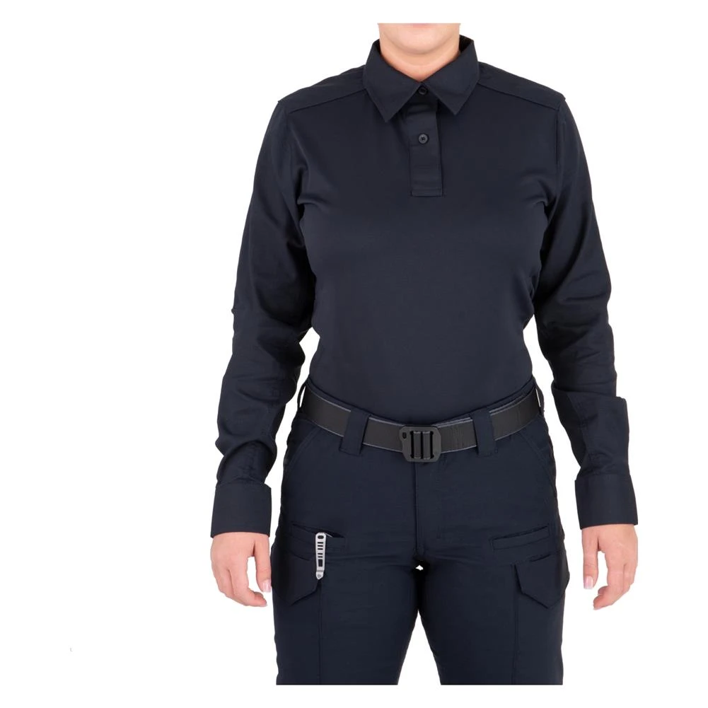 Women's First Tactical V2 Pro Long Sleeve Performance Shirt Navy~2 4 Women's First Tactical V2 Pro Long Sleeve Performance Shirt Navy~2 - Image 2