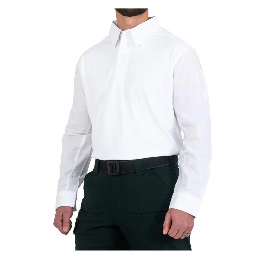 Men's First Tactical V2 Pro Long Sleeve Performance Shirt White 4 Men's First Tactical V2 Pro Long Sleeve Performance Shirt White - Image 2