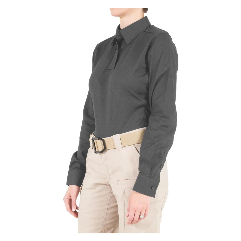 Women's First Tactical V2 Pro Long Sleeve Performance Shirt Gray~2 4 Women's First Tactical V2 Pro Long Sleeve Performance Shirt Gray~2 - Image 2