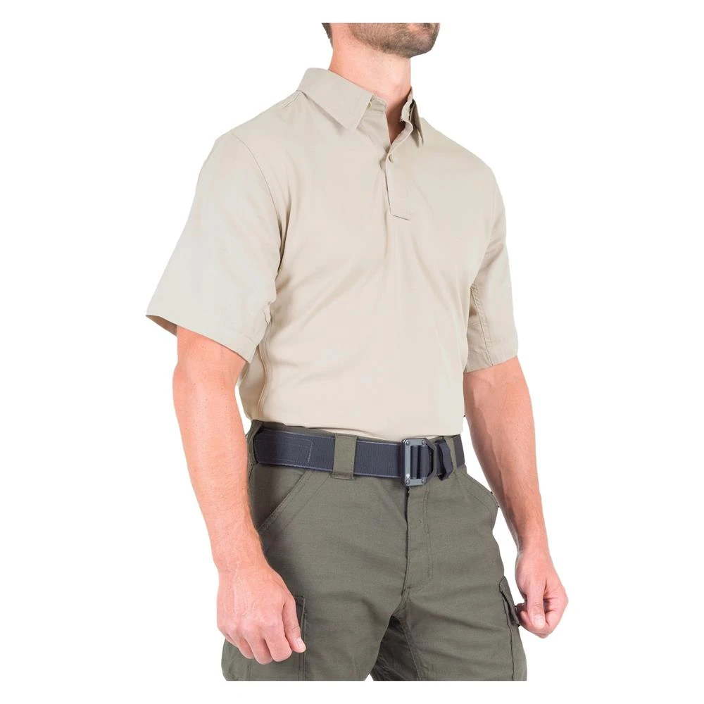 Men's First Tactical V2 Pro Performance Short Sleeve Shirt Tan 4 Men's First Tactical V2 Pro Performance Short Sleeve Shirt Tan - Image 2