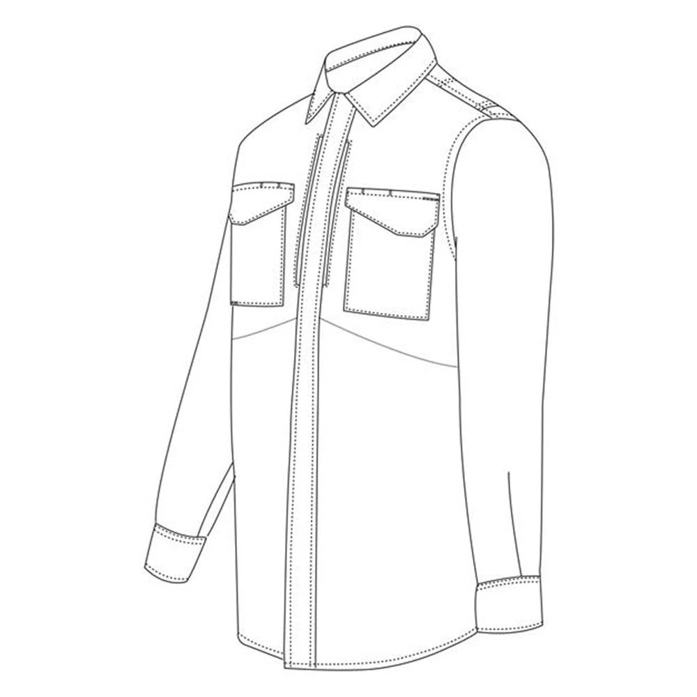 Men's TRU-SPEC 24-7 Series Ultralight Uniform Shirts Black 4 Men's TRU-SPEC 24-7 Series Ultralight Uniform Shirts Black - Image 2