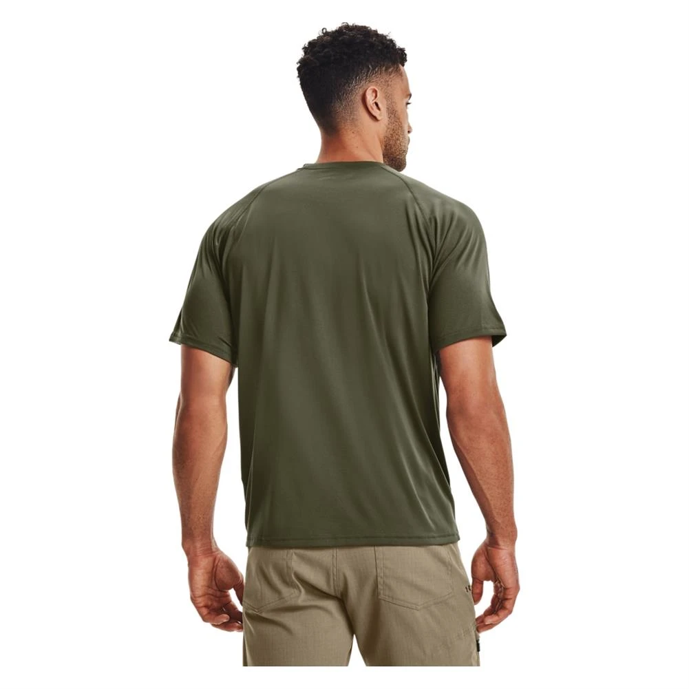 Men's Under Armour Tactical Tech Tee Green 5 Men's Under Armour Tactical Tech Tee Green - Image 3