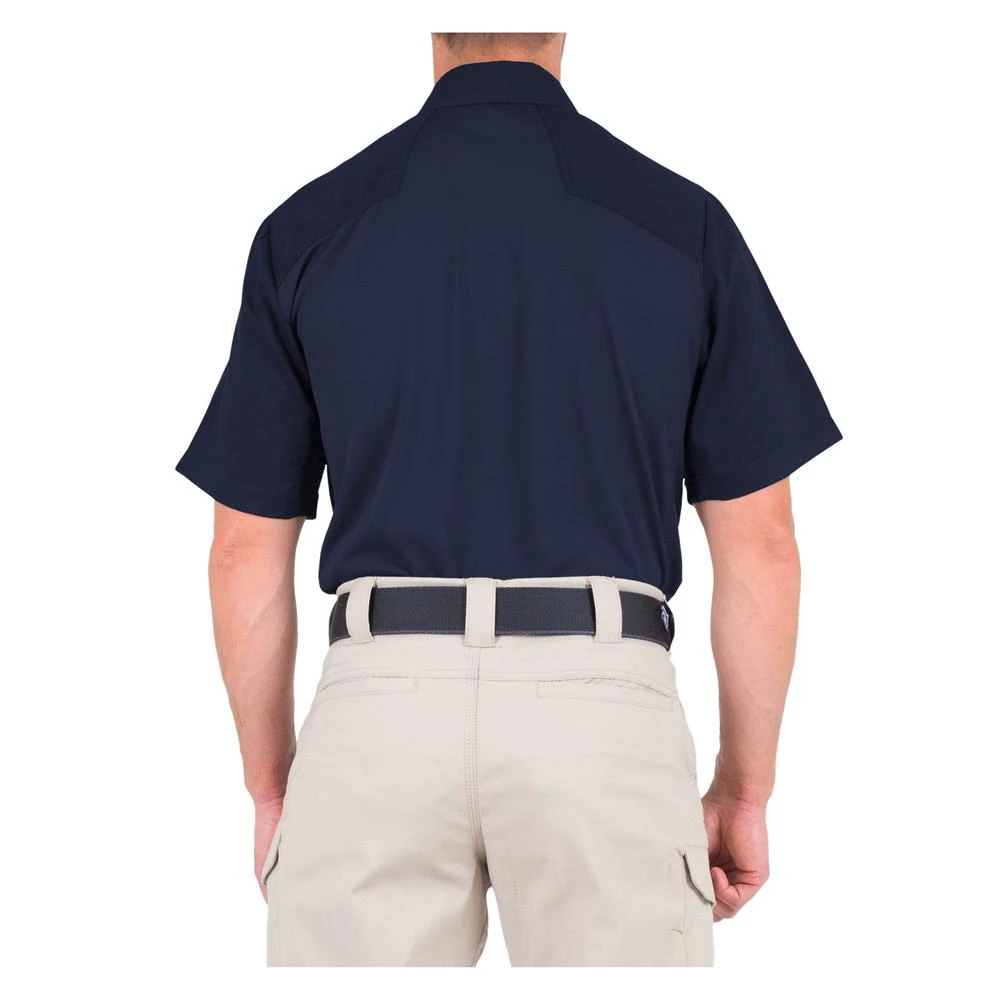 Men's First Tactical V2 Pro Performance Short Sleeve Shirt Navy 6 Men's First Tactical V2 Pro Performance Short Sleeve Shirt Navy - Image 4