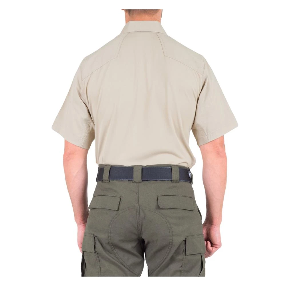 Men's First Tactical V2 Pro Performance Short Sleeve Shirt Tan 6 Men's First Tactical V2 Pro Performance Short Sleeve Shirt Tan - Image 4