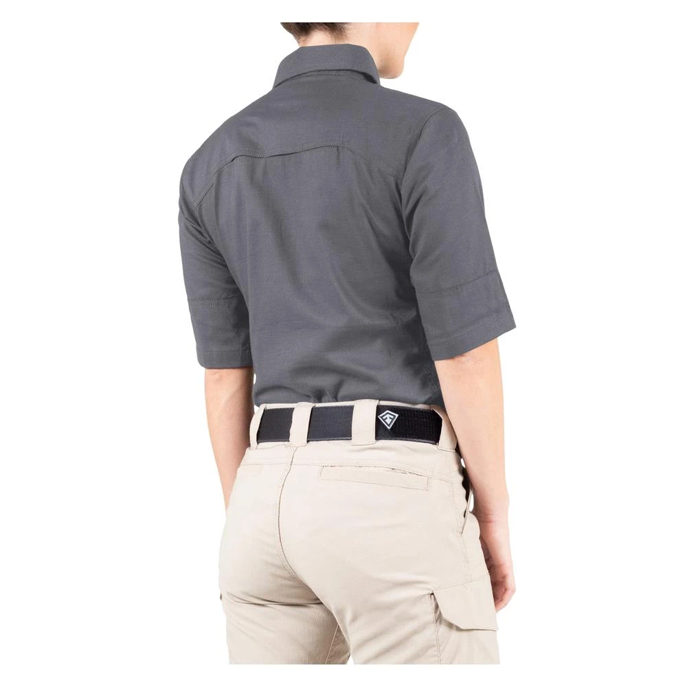 Women's First Tactical V2 Tactical Short Sleeve Shirt Gray~2 6 Women's First Tactical V2 Tactical Short Sleeve Shirt Gray~2 - Image 4