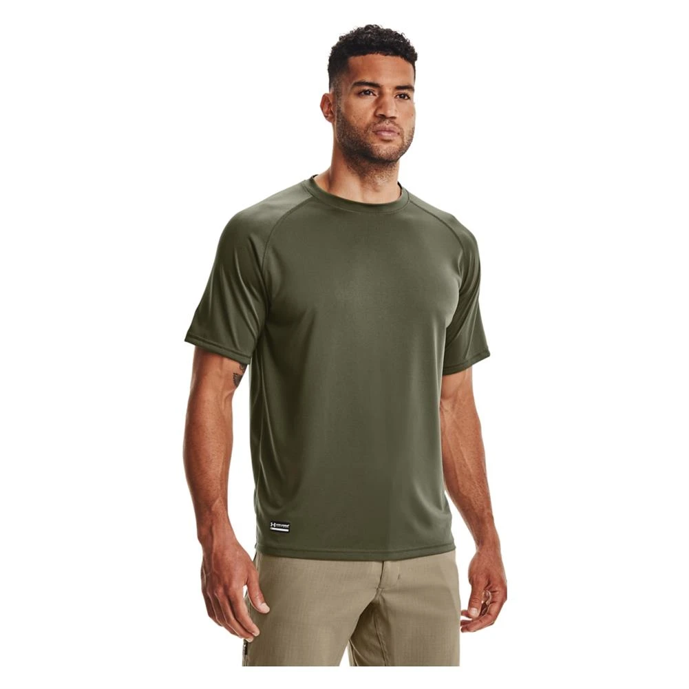 Men's Under Armour Tactical Tech Tee Green 6 Men's Under Armour Tactical Tech Tee Green - Image 4