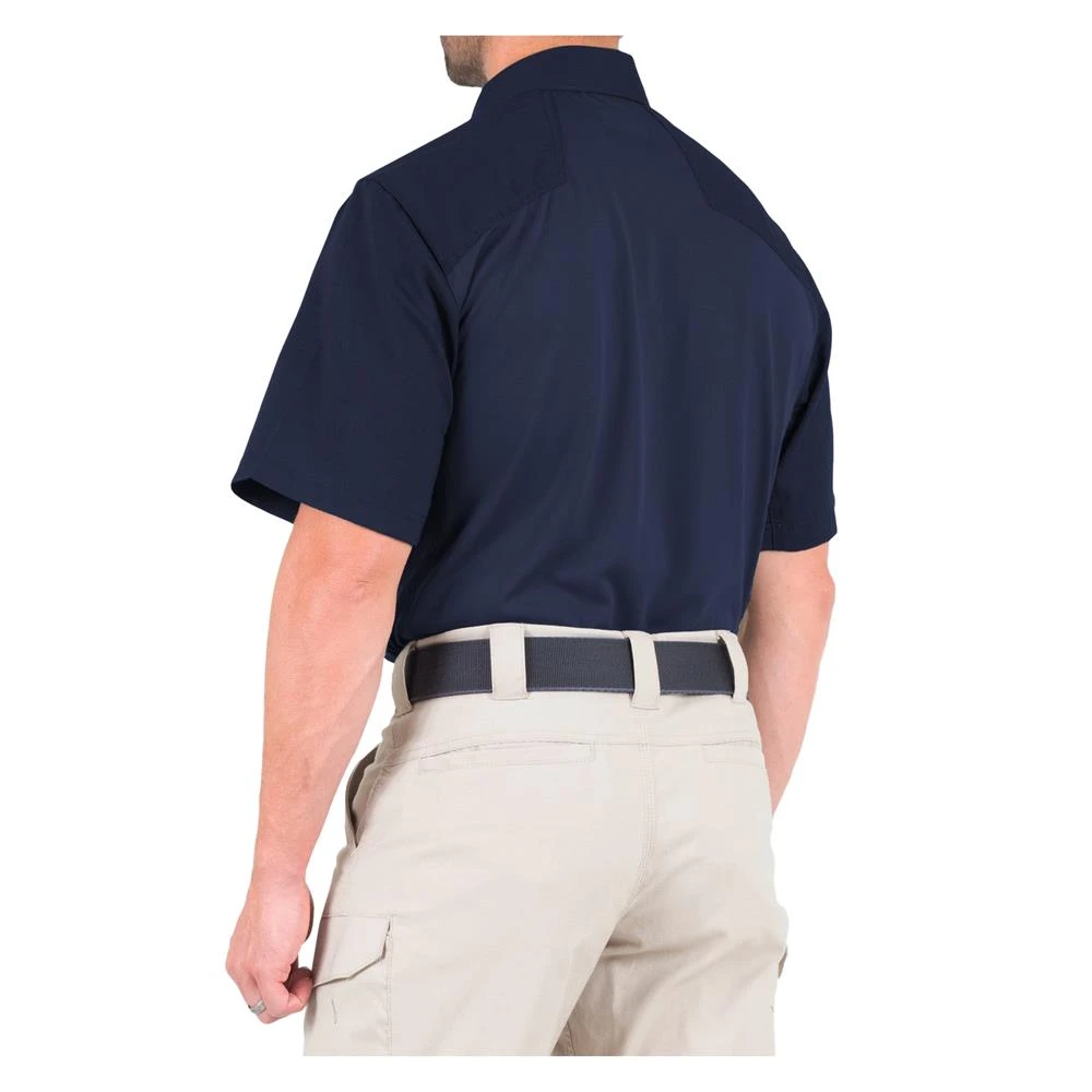 Men's First Tactical V2 Pro Performance Short Sleeve Shirt Navy 7 Men's First Tactical V2 Pro Performance Short Sleeve Shirt Navy - Image 5